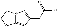 2,3-dihydropyrazolo[5,1-b][1,3]oxazol-6-ylacetic acid Structure