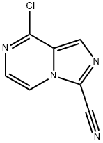 Imidazo[1,5-a]pyrazine-3-carbonitrile, 8-chloro- Structure