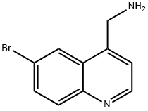 4-Quinolinemethanamine, 6-bromo- Structure