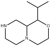 Pyrazino[2,1-c][1,4]oxazine,octahydro-1-(1-methylethyl)- Structure