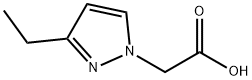 (3-ethyl-1H-pyrazol-1-yl)acetic acid Structure