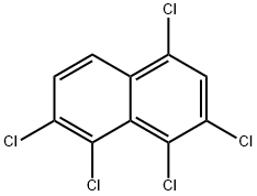 Naphthalene, 1,2,4,7,8-pentachloro- Structure