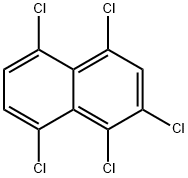 Naphthalene, 1,2,4,5,8-pentachloro- Structure