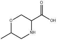 3-Morpholinecarboxylic acid, 6-methyl- Structure
