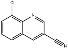 3-Quinolinecarbonitrile, 8-chloro- Structure