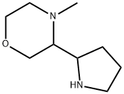 Morpholine, 4-methyl-3-(2-pyrrolidinyl)- Structure
