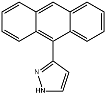 1H-Pyrazole, 3-(9-anthracenyl)- 구조식 이미지