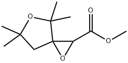 1,5-Dioxaspiro[2.4]heptane-2-carboxylic acid, 4,4,6,6-tetramethyl-, methyl ester Structure