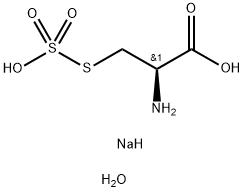 L-Cysteine, hydrogen sulfate (ester), sodium salt, hydrate (2:2:3) (9CI) 구조식 이미지