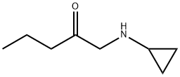 2-Pentanone, 1-(cyclopropylamino)- Structure