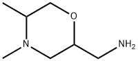 2-Morpholinemethanamine, 4,5-dimethyl- 구조식 이미지