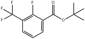 Tert-butyl 2-fluoro-3-(trifluoromethyl)benzoate Structure