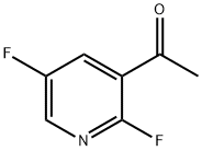 Ethanone, 1-(2,5-difluoro-3-pyridinyl)- Structure
