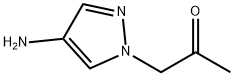 2-Propanone, 1-(4-amino-1H-pyrazol-1-yl)- Structure