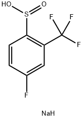 Benzenesulfinic acid, 4-fluoro-2-(trifluoromethyl)-, sodium salt (1:1) 구조식 이미지