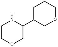 Morpholine, 3-(tetrahydro-2H-pyran-3-yl)- Structure