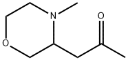 2-Propanone, 1-(4-methyl-3-morpholinyl)- 구조식 이미지