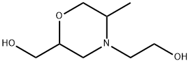 4-Morpholineethanol, 2-(hydroxymethyl)-5-methyl- Structure