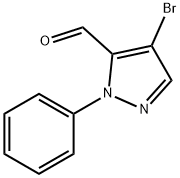 4-bromo-1-phenyl-1H-pyrazole-5-carbaldehyde Structure