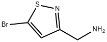 C-(5-Bromo-isothiazol-3-yl)-methylamine 구조식 이미지