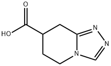 5,6,7,8-Tetrahydro-[1,2,4]triazolo[4,3-a]pyridine-7-carboxylic acid 구조식 이미지