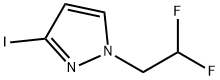 1-(2,2-difluoroethyl)-3-iodo-1H-pyrazole Structure