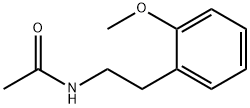 N-<2-(2-methoxyphenyl)ethyl>acetamide Structure