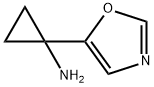 1-Oxazol-5-yl-cyclopropylamine Structure