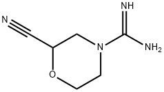 4-Morpholinecarboximidamide, 2-cyano Structure