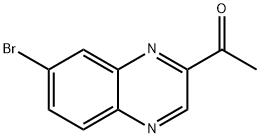 Ethanone, 1-(7-bromo-2-quinoxalinyl)- 구조식 이미지