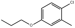 Benzene, 1-chloro-2-methyl-4-propoxy- Structure