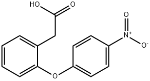 [2-(4-Nitrophenoxy)phenyl]acetic acid Structure