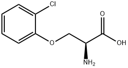 O-(2-Chlorophenyl)-L-serine 구조식 이미지