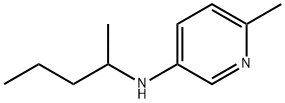 3-Pyridinamine, 6-methyl-N-(1-methylbutyl)- Structure