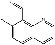 8-Quinolinecarboxaldehyde, 7-fluoro- Structure