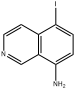 8-Isoquinolinamine, 5-iodo- Structure