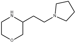 Morpholine, 3-[2-(1-pyrrolidinyl)ethyl]- 구조식 이미지