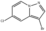 Pyrazolo[1,5-a]pyridine, 3-bromo-5-chloro- Structure