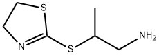 1-Propanamine, 2-[(4,5-dihydro-2-thiazolyl)thio]- Structure
