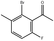 1-(2-Bromo-6-fluoro-3-methylphenyl)ethan-1-one Structure