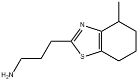 2-Benzothiazolepropanamine, 4,5,6,7-tetrahydro-4-methyl- Structure