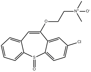 Dibenzo[b,f]thiepin, 2-chloro-11-[2-(dimethyloxidoamino)ethoxy]-, 5-oxide Structure