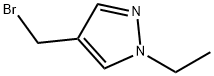 1H-Pyrazole, 4-(bromomethyl)-1-ethyl- Structure