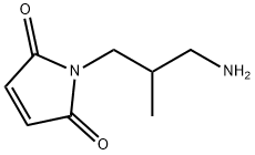 1H-Pyrrole-2,5-dione, 1-(3-amino-2-methylpropyl)- 구조식 이미지