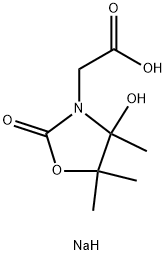 (4-hydroxy-4,5,5-trimethyl-2-oxo-1,3-oxazolidin-3-yl)acetate Structure