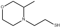 4-Morpholineethanethiol, 3-methyl- 구조식 이미지