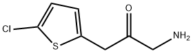 2-Propanone, 1-amino-3-(5-chloro-2-thienyl)- 구조식 이미지