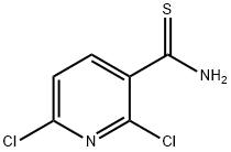 3-Pyridinecarbothioamide, 2,6-dichloro- Structure