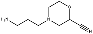 2-Morpholinecarbonitrile, 4-(3-aminopropyl)- 구조식 이미지