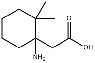 Cyclohexaneacetic acid, 1-amino-2,2-dimethyl- Structure